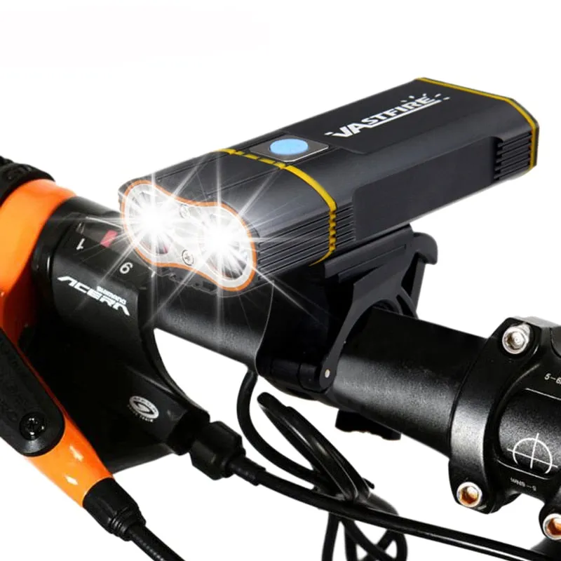 10000 MAH Battery Bike Lamp 5000LM Bright USB Charging Front Handlebar Headlight 2 LED/3 LED/5 LED/8 LED Bike Light for Cycling