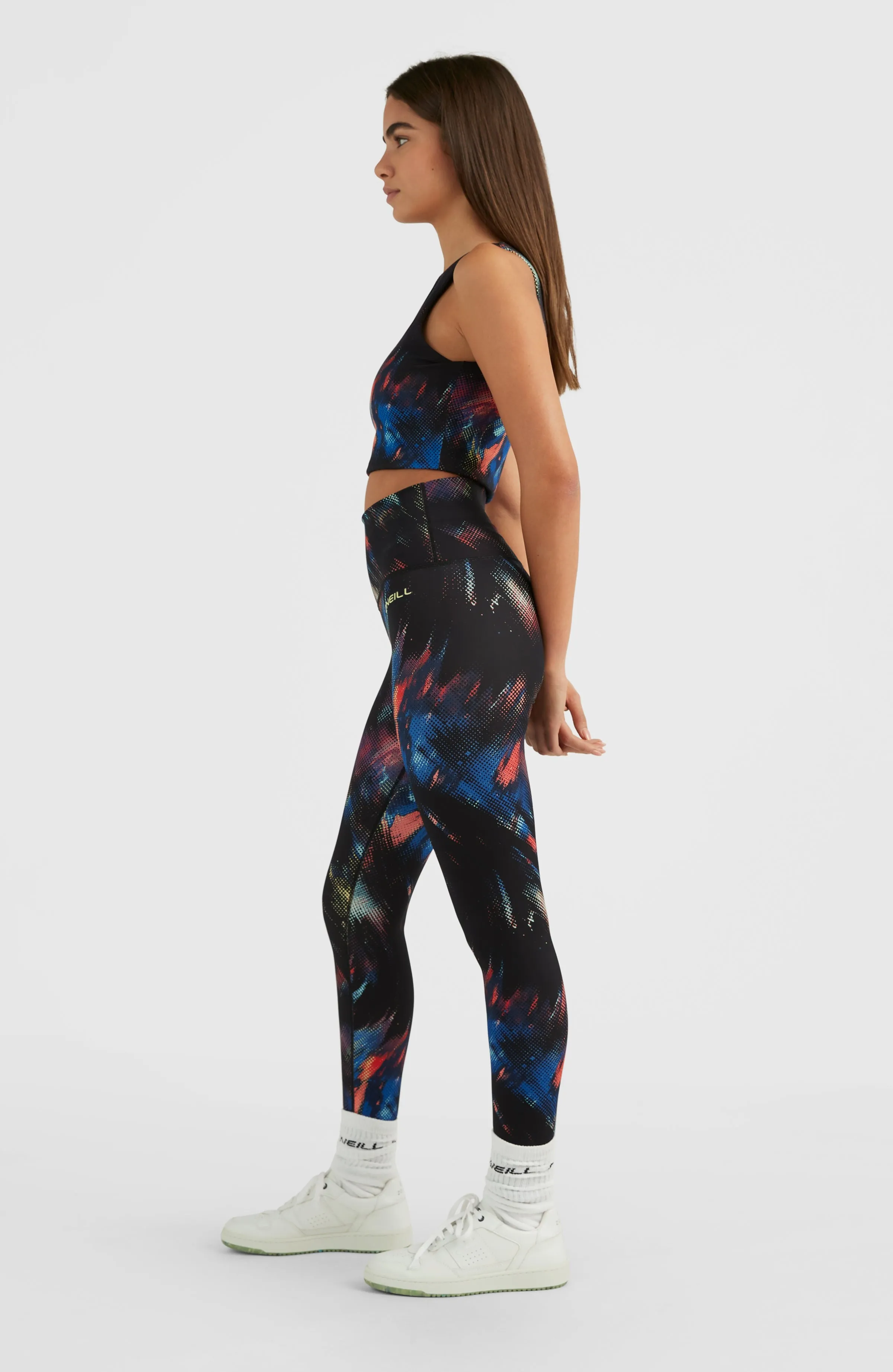 Active High-Waist Legging | Black Future Fade