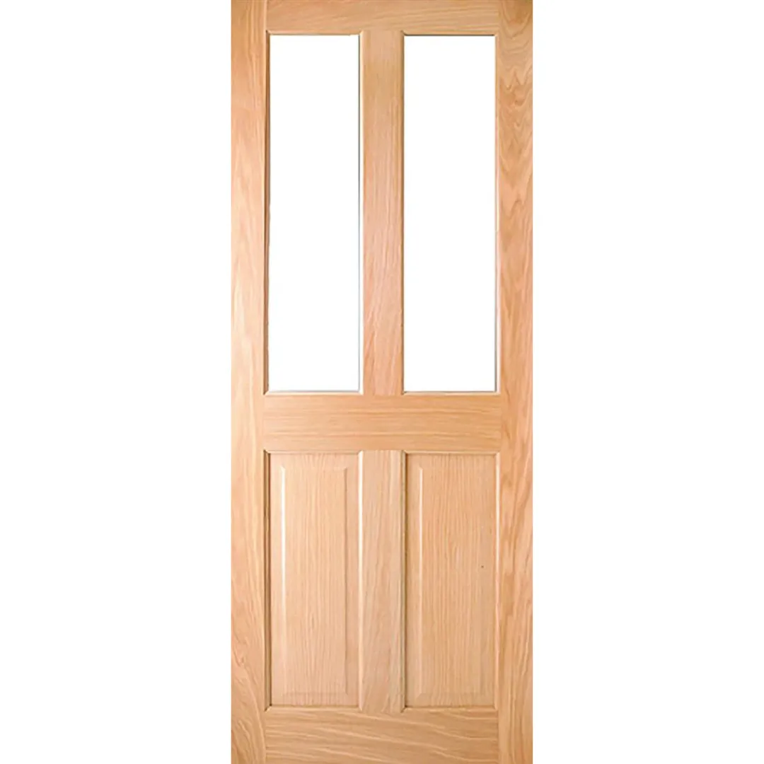 Addison Pre-Fin Oak 2-Lite Unglazed Door