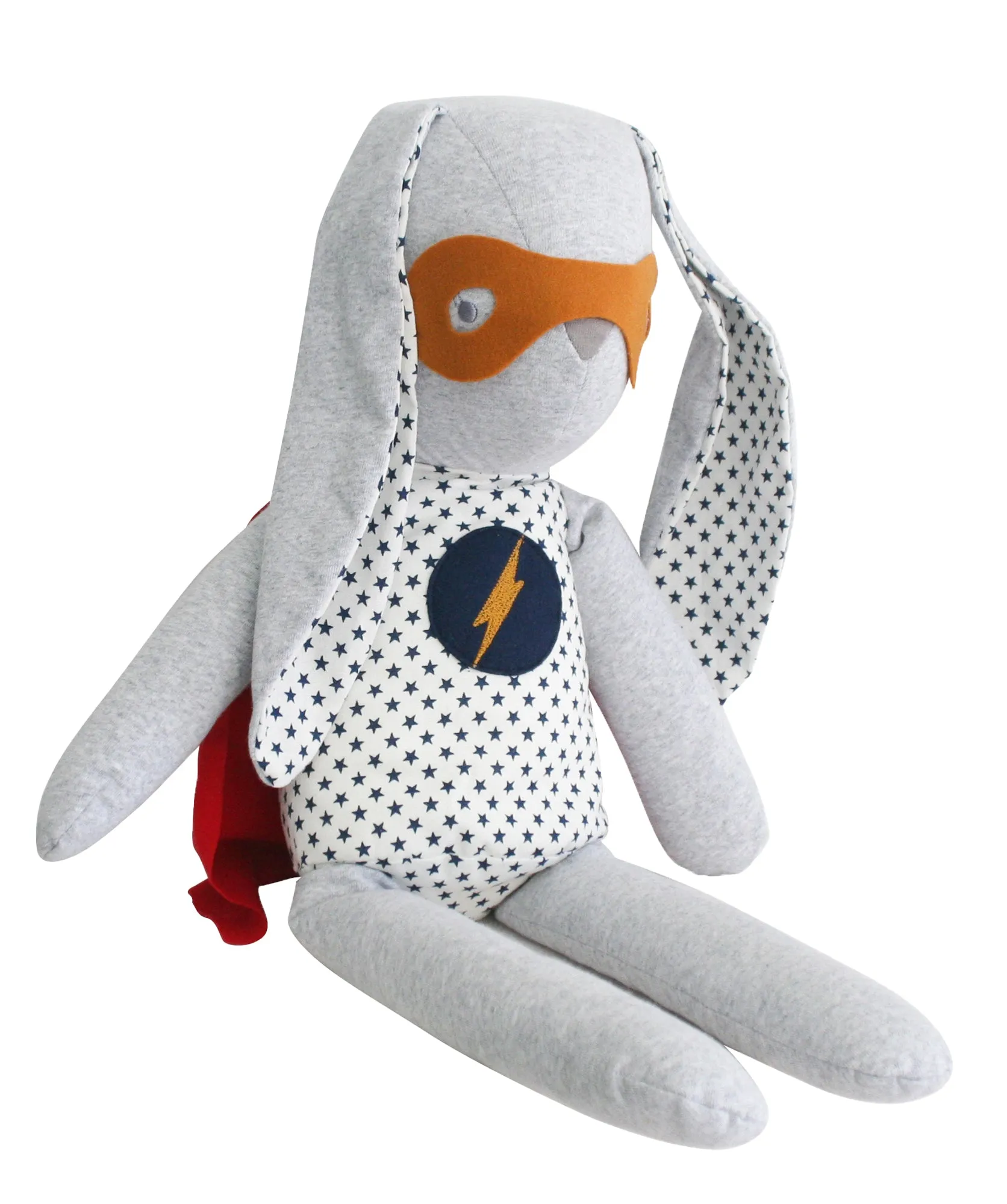 Alimrose Hero Cuddle Bunny Navy Star