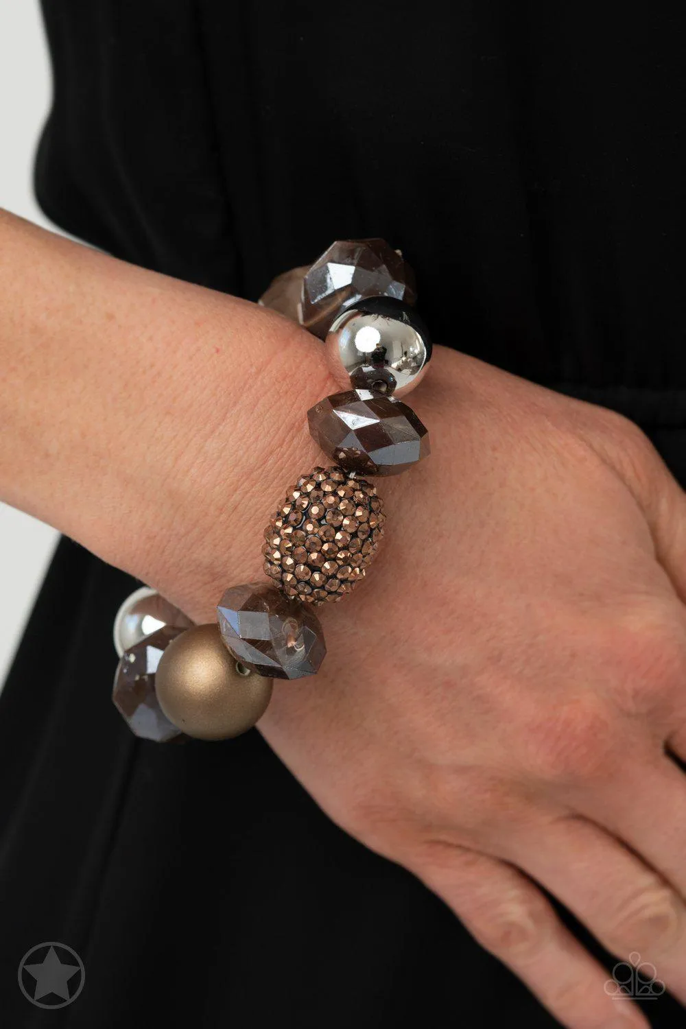 All Cozied Up Copper Bead Bracelet - Paparazzi Accessories