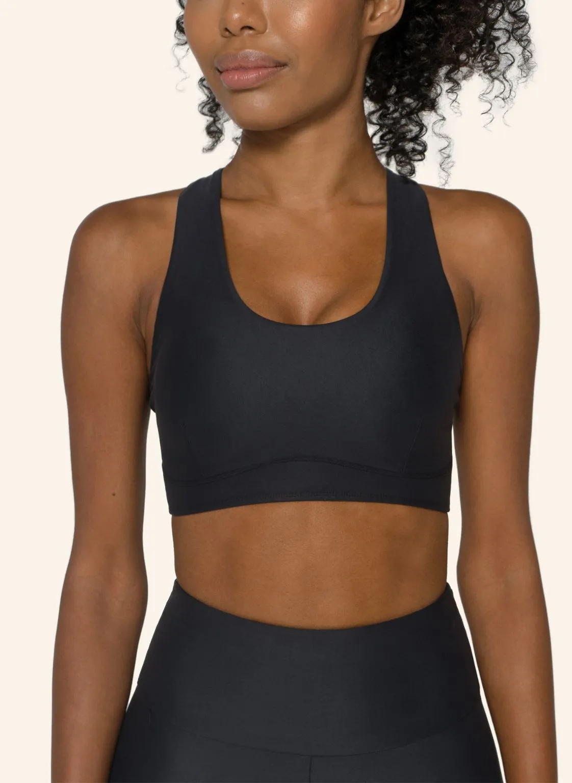 Arolla Racerback Sports Bra Top Lava Stone