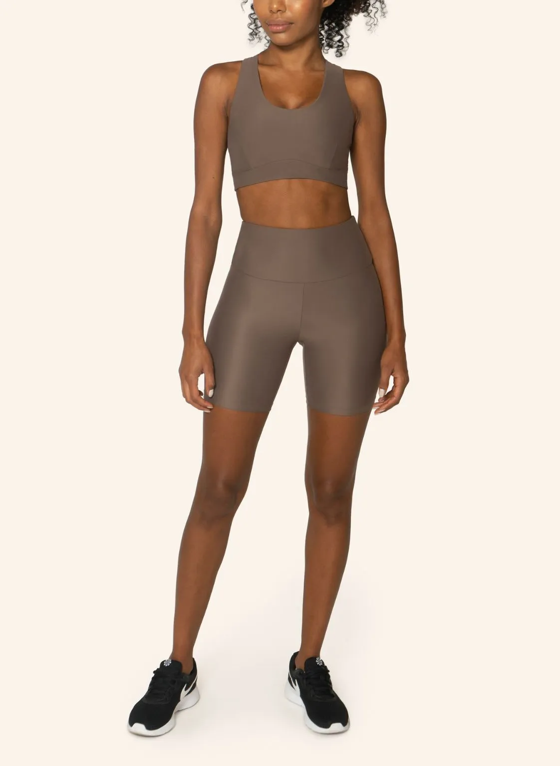 Arolla Racerback Sports Bra Top Soft Earth