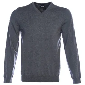 BOSS Baram-L Knitwear in Charcoal