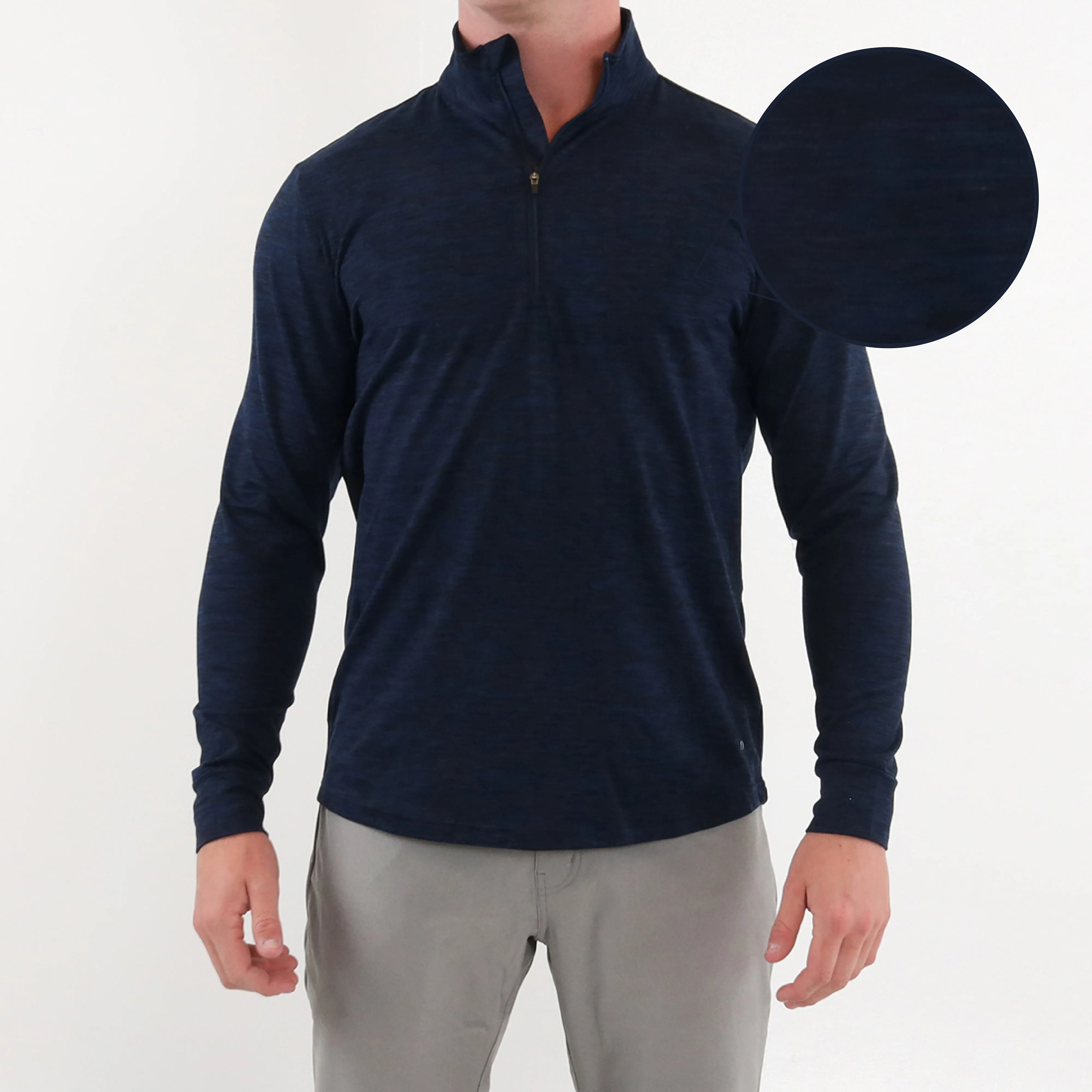 Calistoga Pullover - Navy Heather