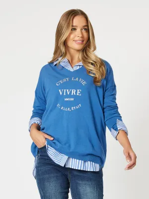 C'est La Vie Knit - Sapphire