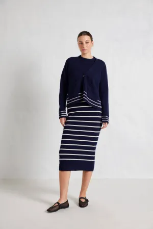 Charlotte Merino Cardi In Navy