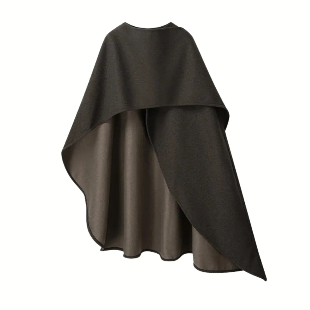 Chic Warm Brown Cape – Effortless Elegance for Cooler Days