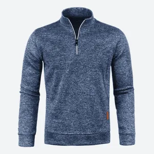 Classic Quarter-Zip Pullover Knit Sweaters