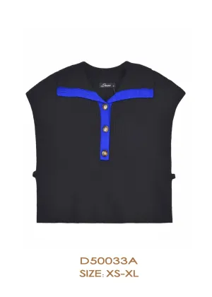 D50033A-TOP-Black/Royal Blue