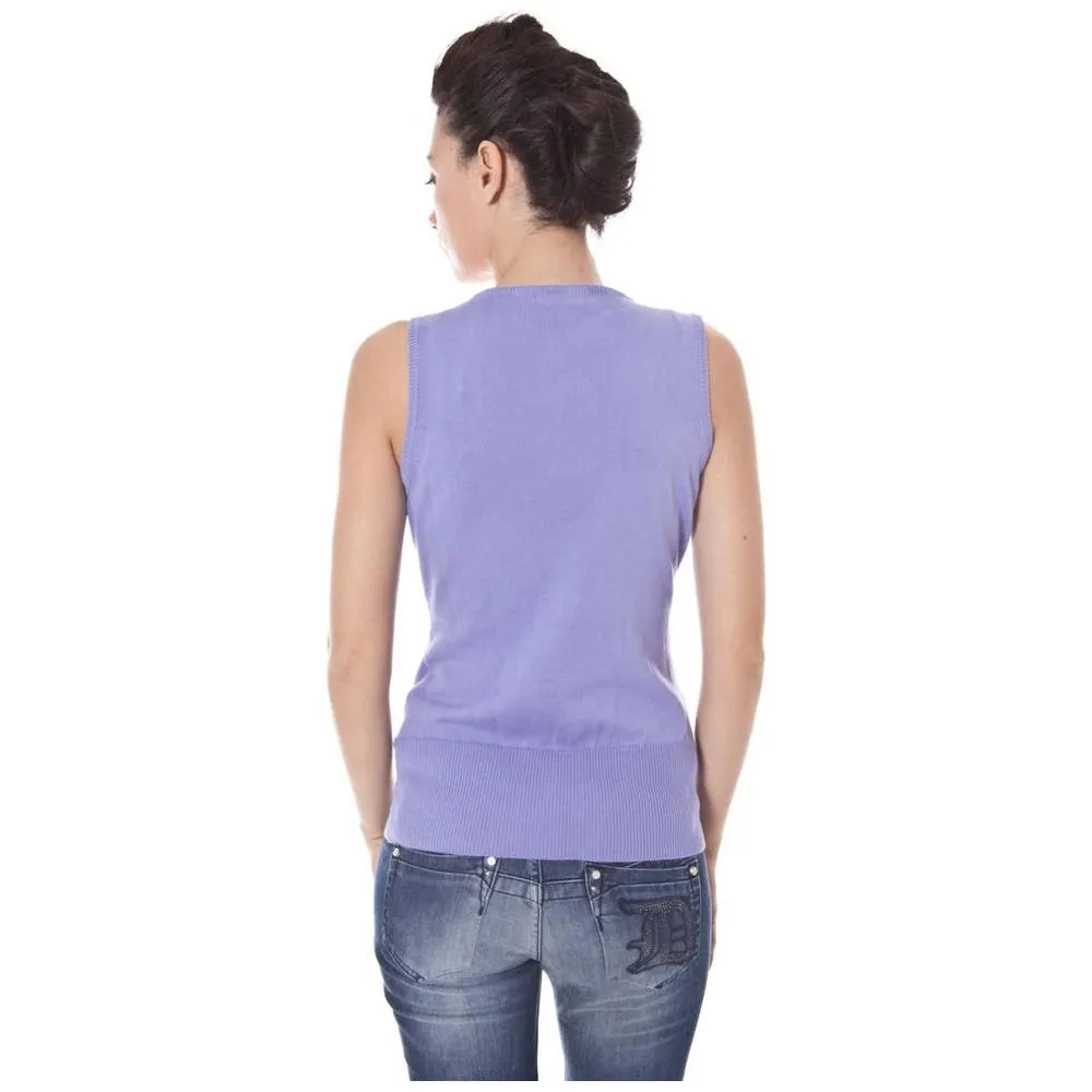 Datch Purple Cotton Sweater