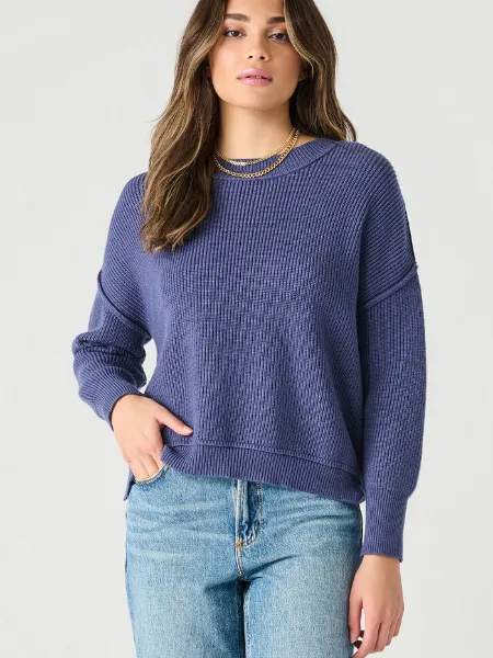 Dex Drop Shoulder Mockneck Sweater