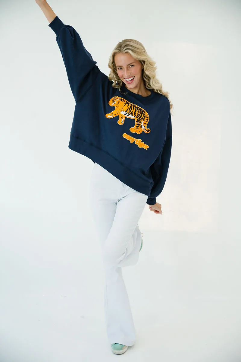 EASY TIGER NAVY PULLOVER