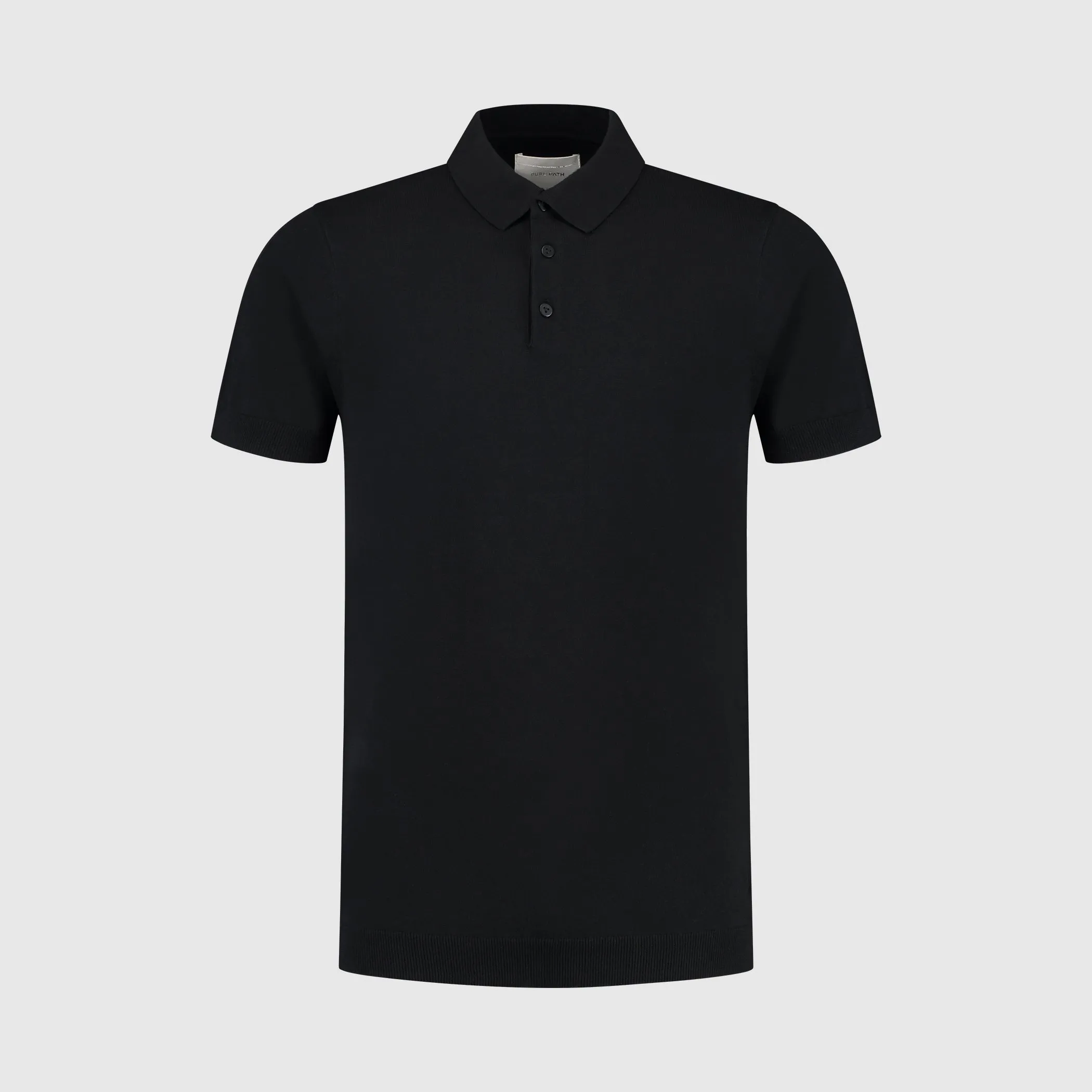 Essential Knitwear Polo | Black