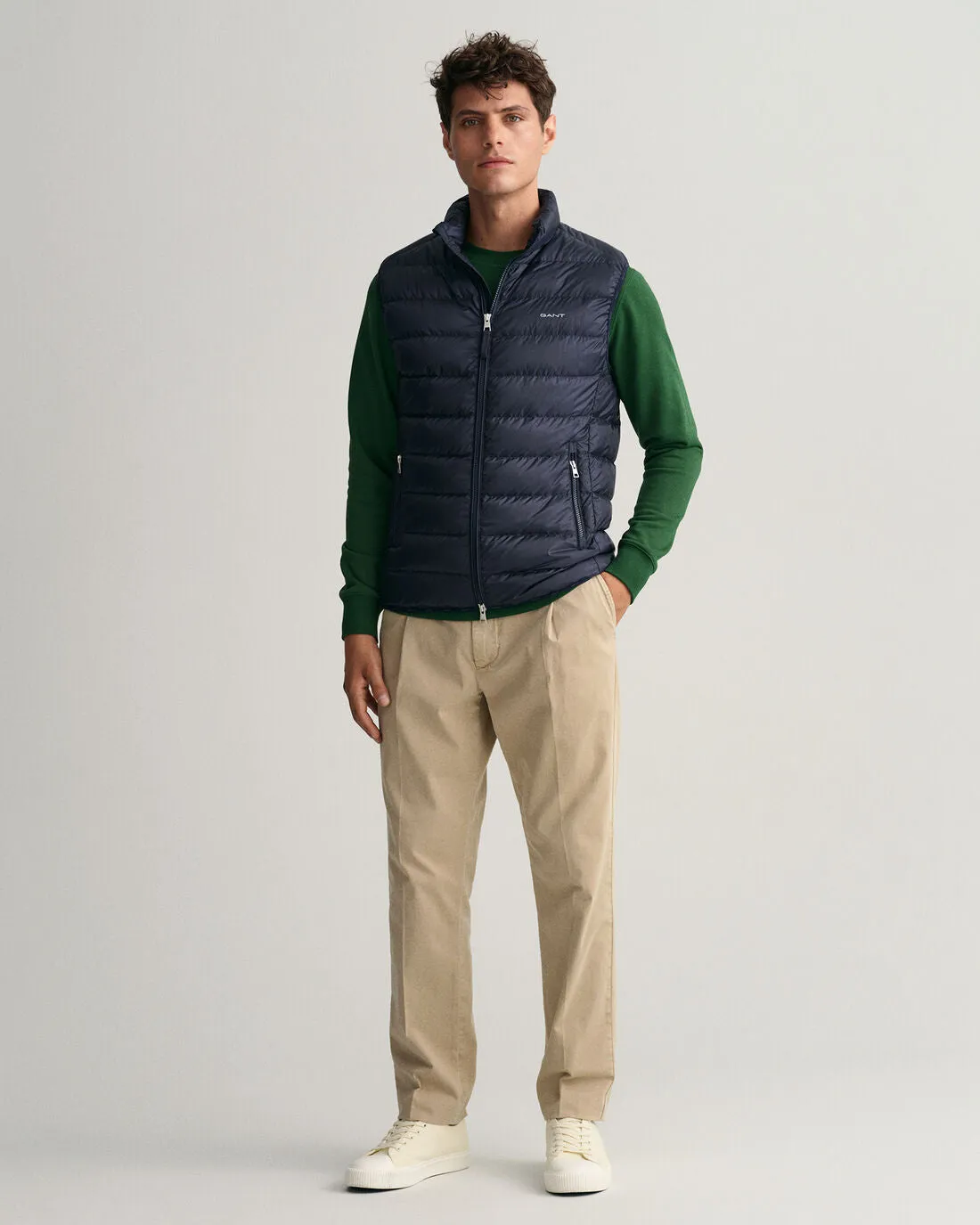 GANT - Light Down Gilet, Evening Blue