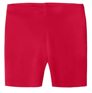 Girls Soft 100% Cotton Bike Shorts | Candy Apple