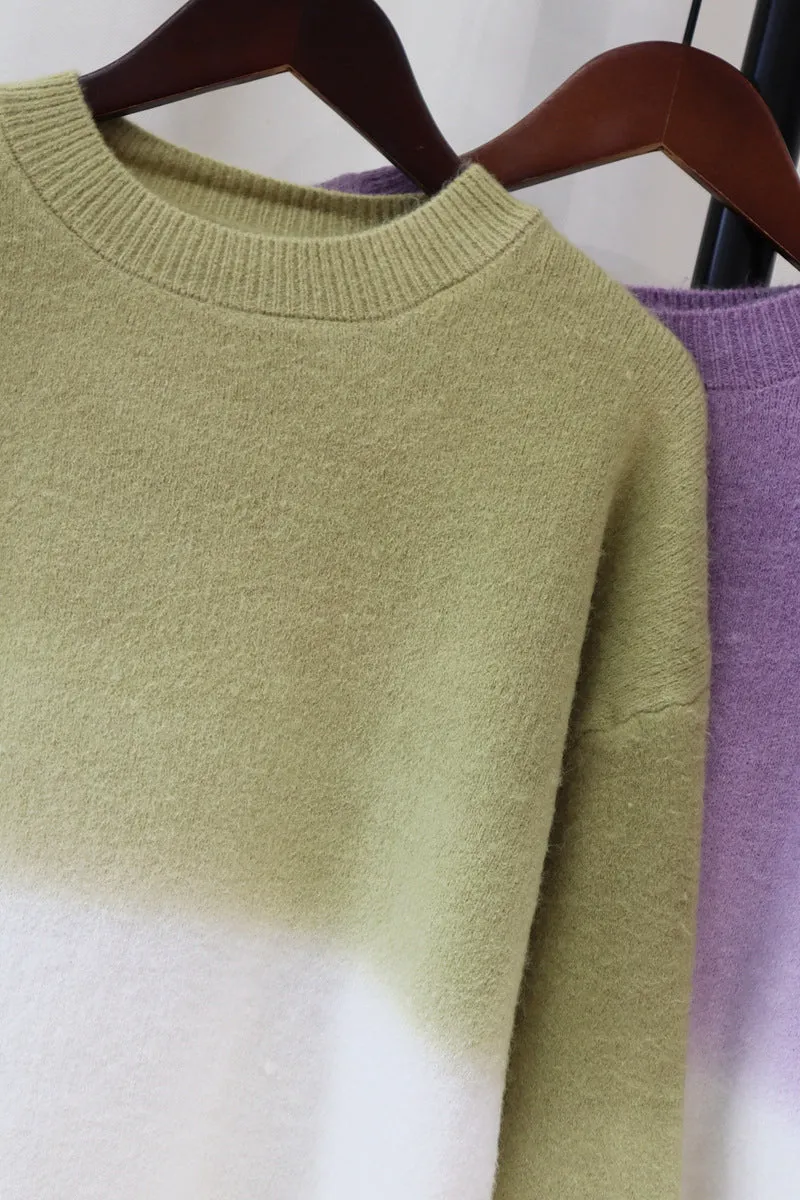 HWR1184 Cozy Gradient Sweater