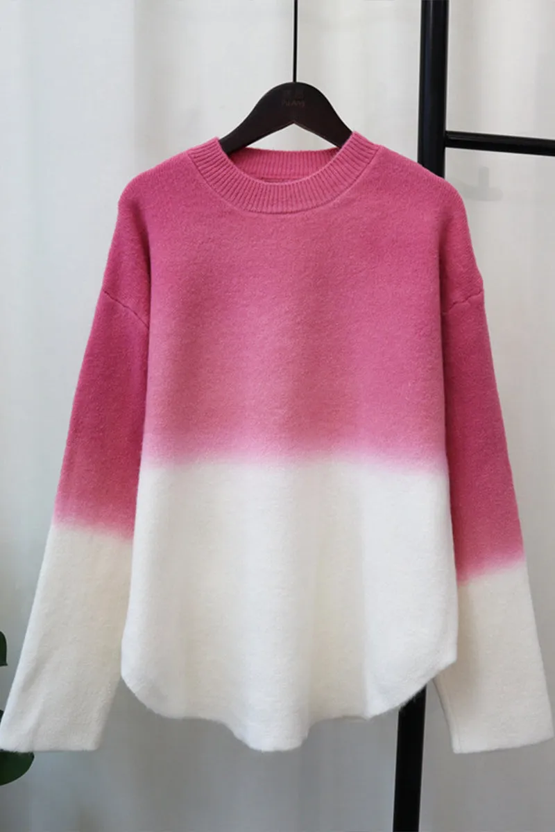 HWR1184 Cozy Gradient Sweater