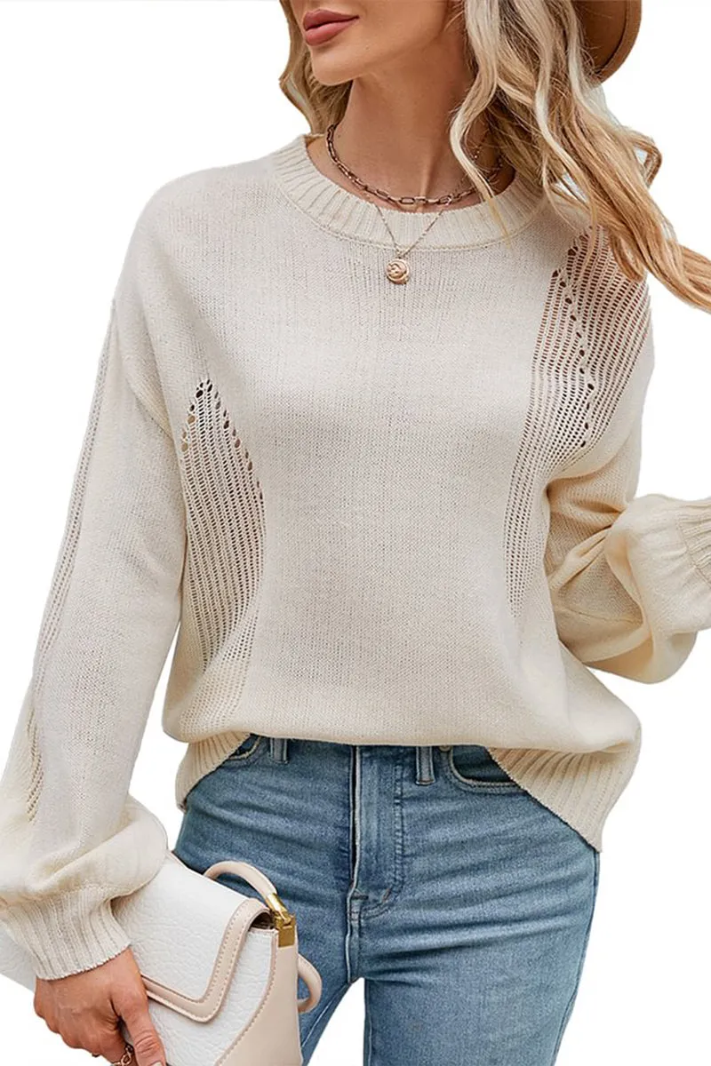 HWS1266 Breezy Knit Sweater