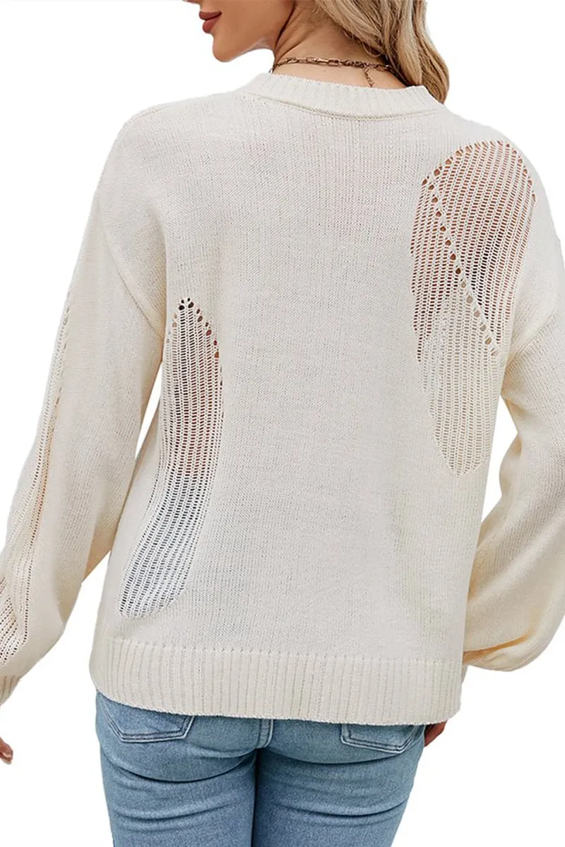 HWS1266 Breezy Knit Sweater