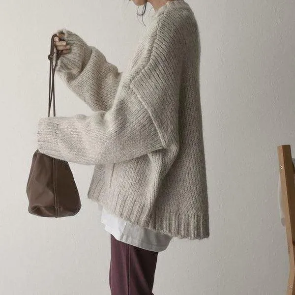 Ivyshape | Bags Oversized Sweater