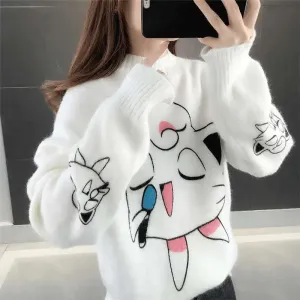 Ivyshape | Charming Cartoon Sweater for Women