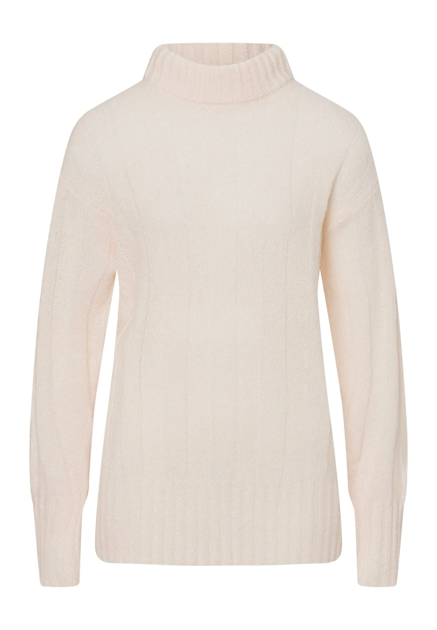 Knits Mockneck Wool Blend Pullover | Warm Sand 78781-1265