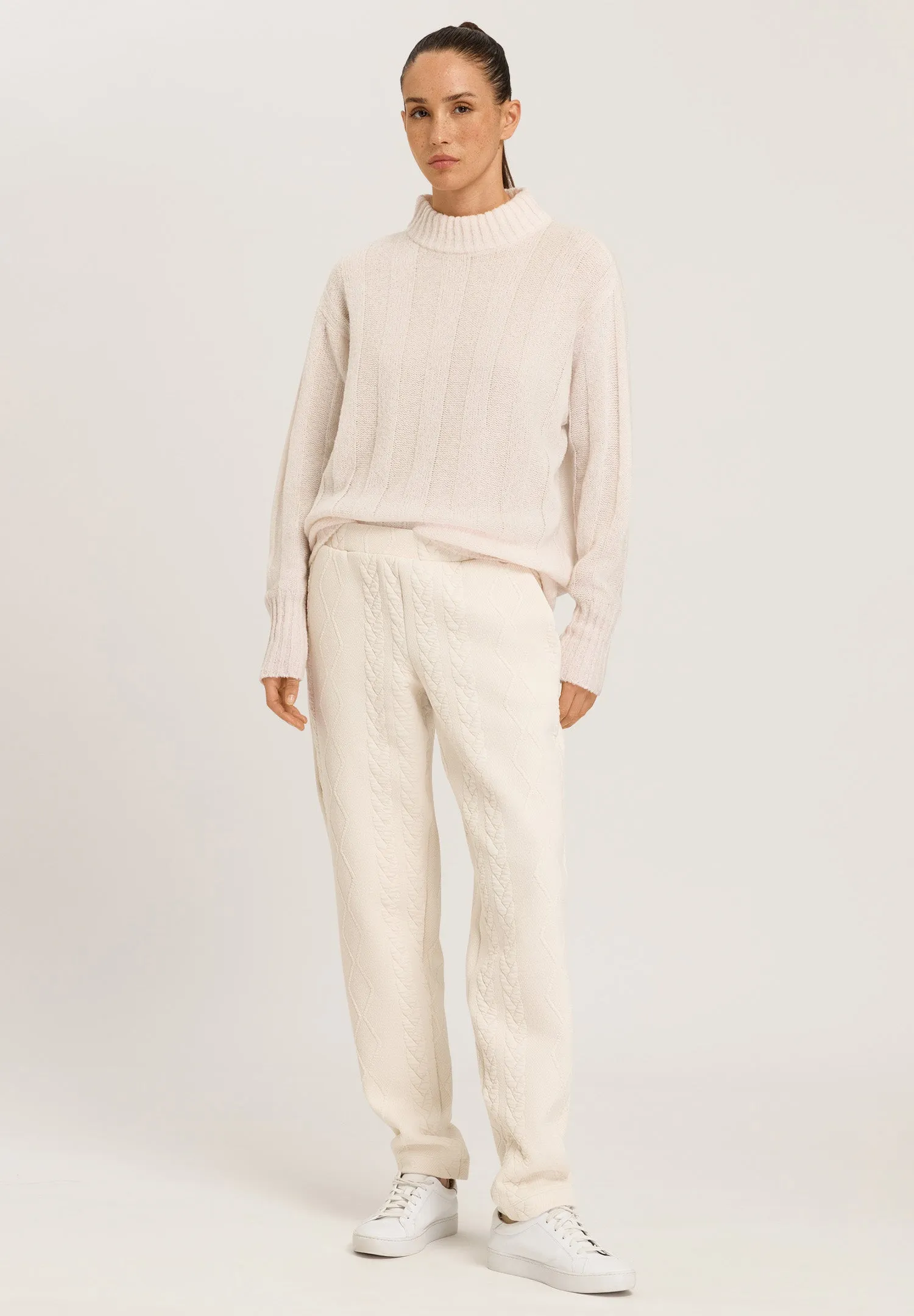 Knits Mockneck Wool Blend Pullover | Warm Sand 78781-1265