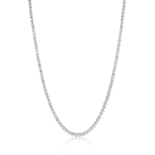 Long Elegant Cubic Zirconia Necklace