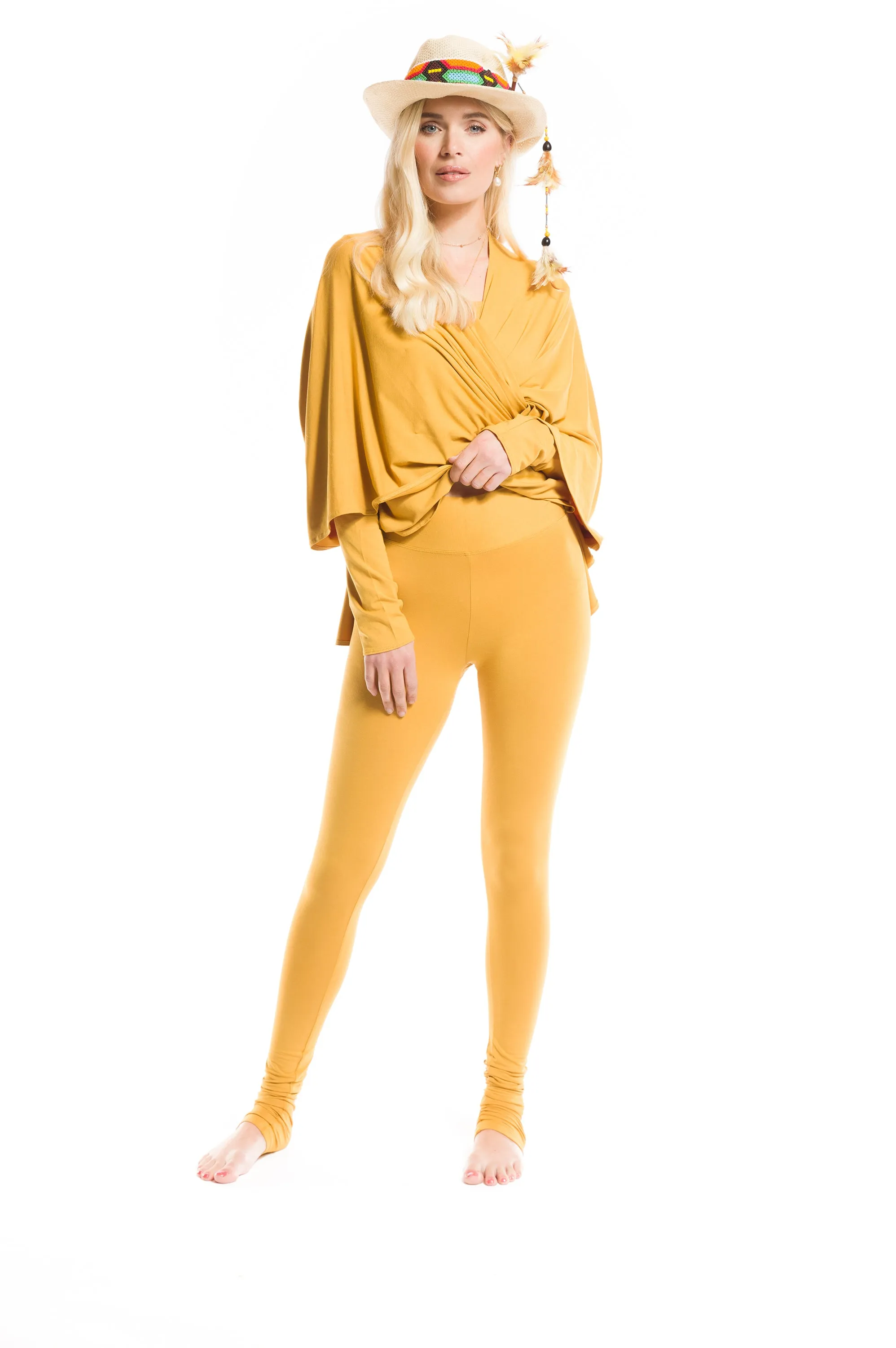 LONG LEGGINGS TIBETAN YELLOW