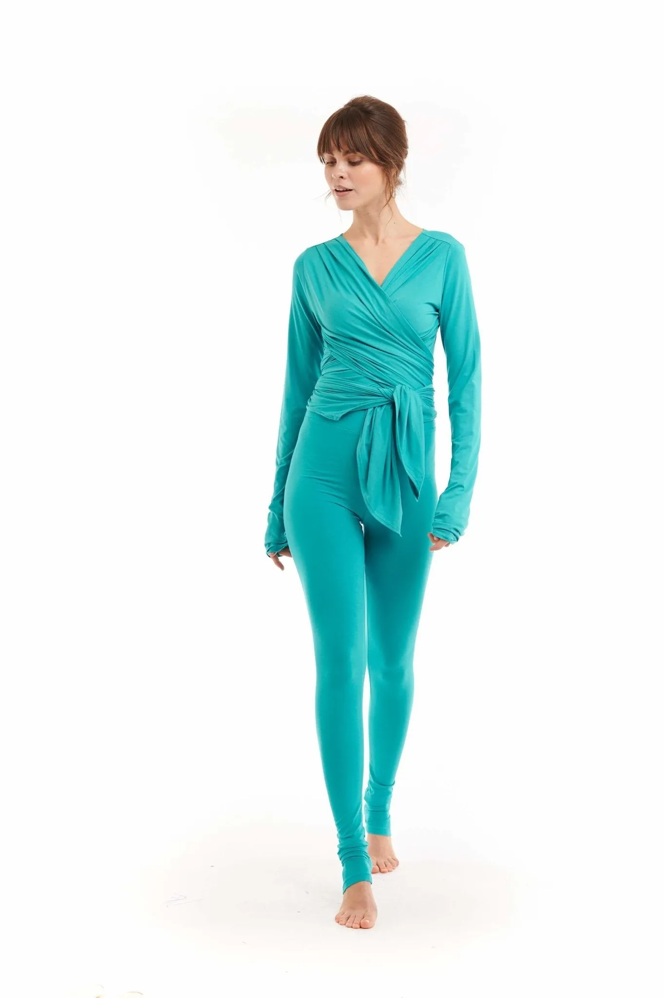 LONG LEGGINGS TURQUOISE