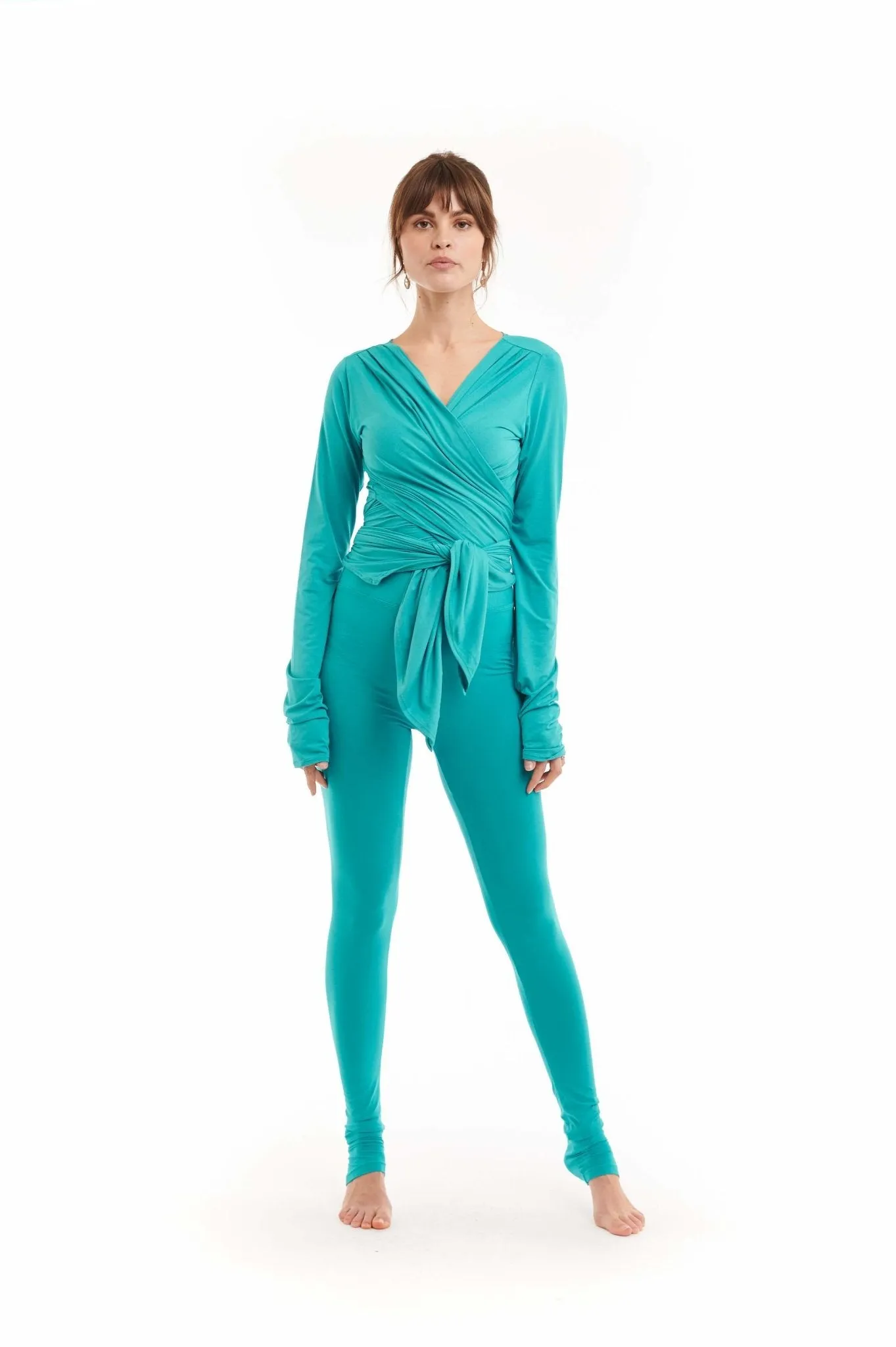 LONG LEGGINGS TURQUOISE