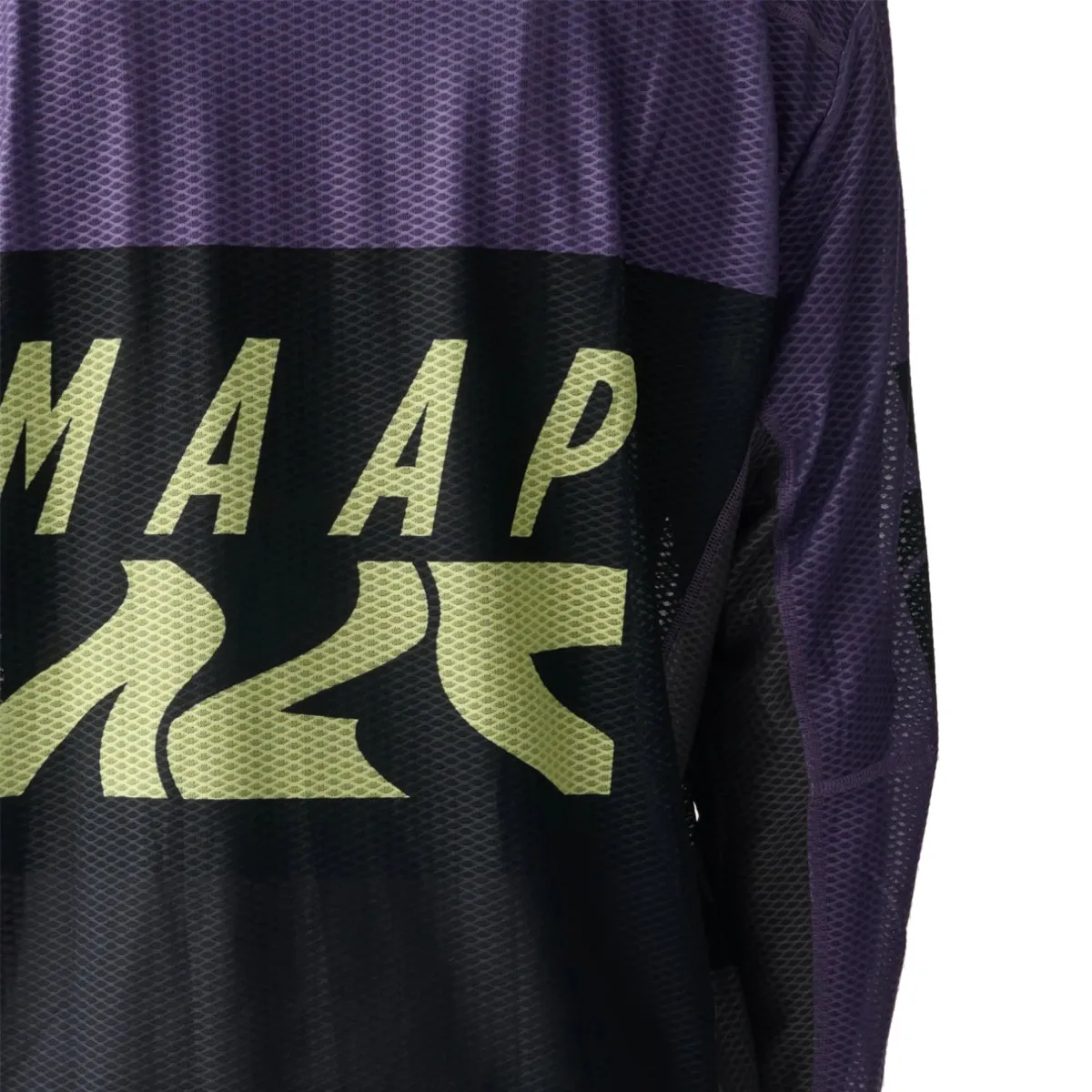 Optimized Title: MAAP Alt Road Lightweight Performance Mesh Tee - Black/Agate