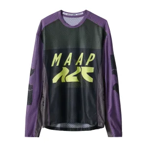 Optimized Title: MAAP Alt Road Lightweight Performance Mesh Tee - Black/Agate