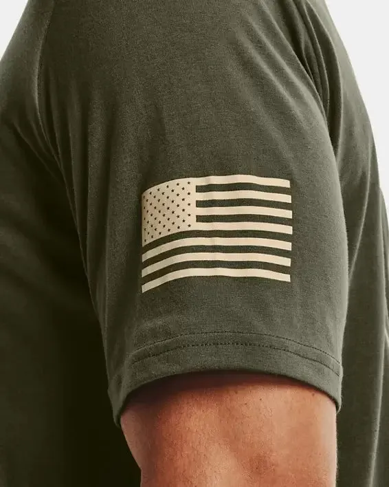 Men's Freedom Flag T-Shirt - OD Green/Desert Sand