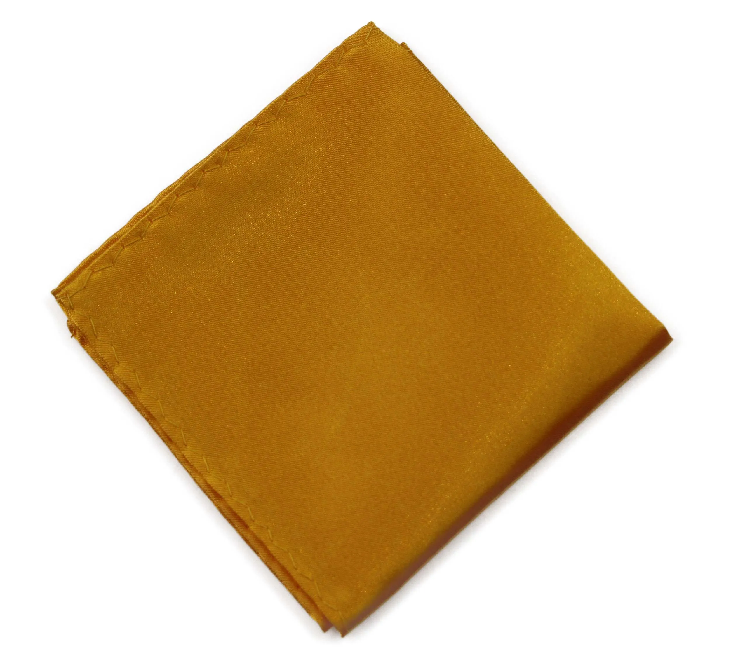 Mens Warm Yellow Pocket Square