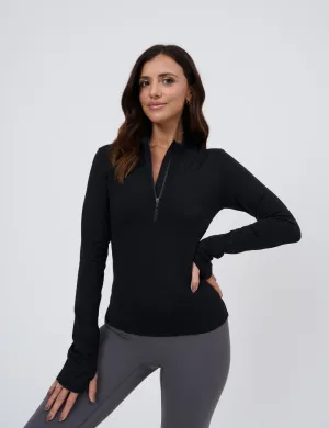 Mid layer 1/4 zip jacket- Jet