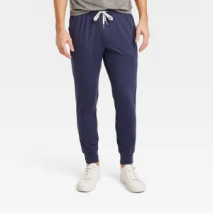 New - Men's Soft Stretch Joggers - All In Motion Starless Night Blue M