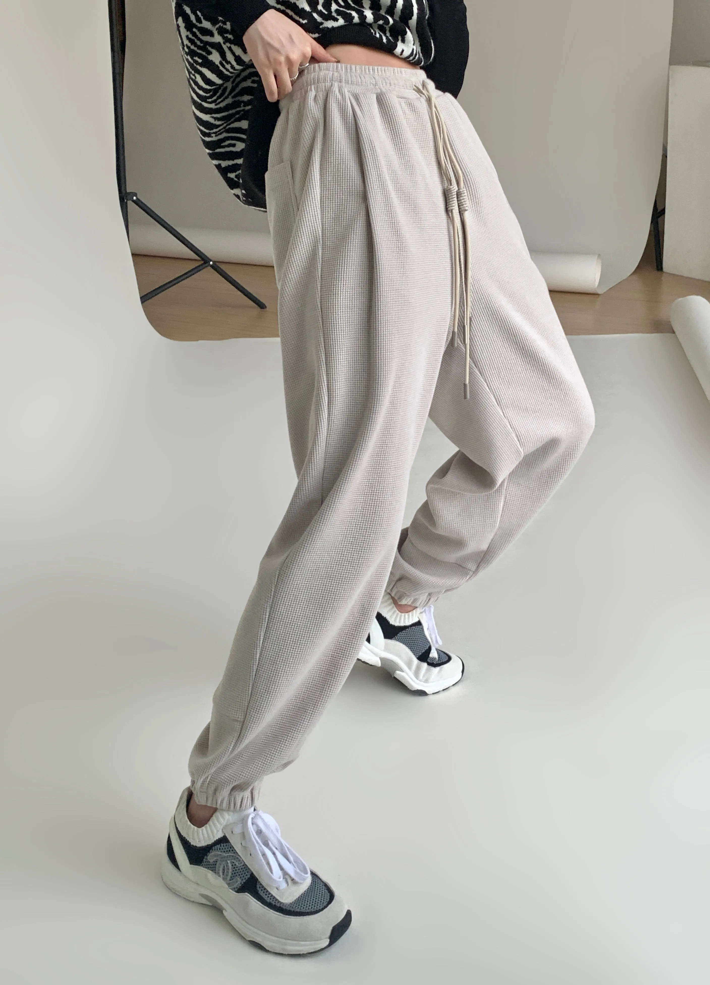 Oversize Sweatshirt and Pants - Khaki