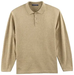 Port Authority Signature - Fine-Gauge 3-Button Sweater.  SW277