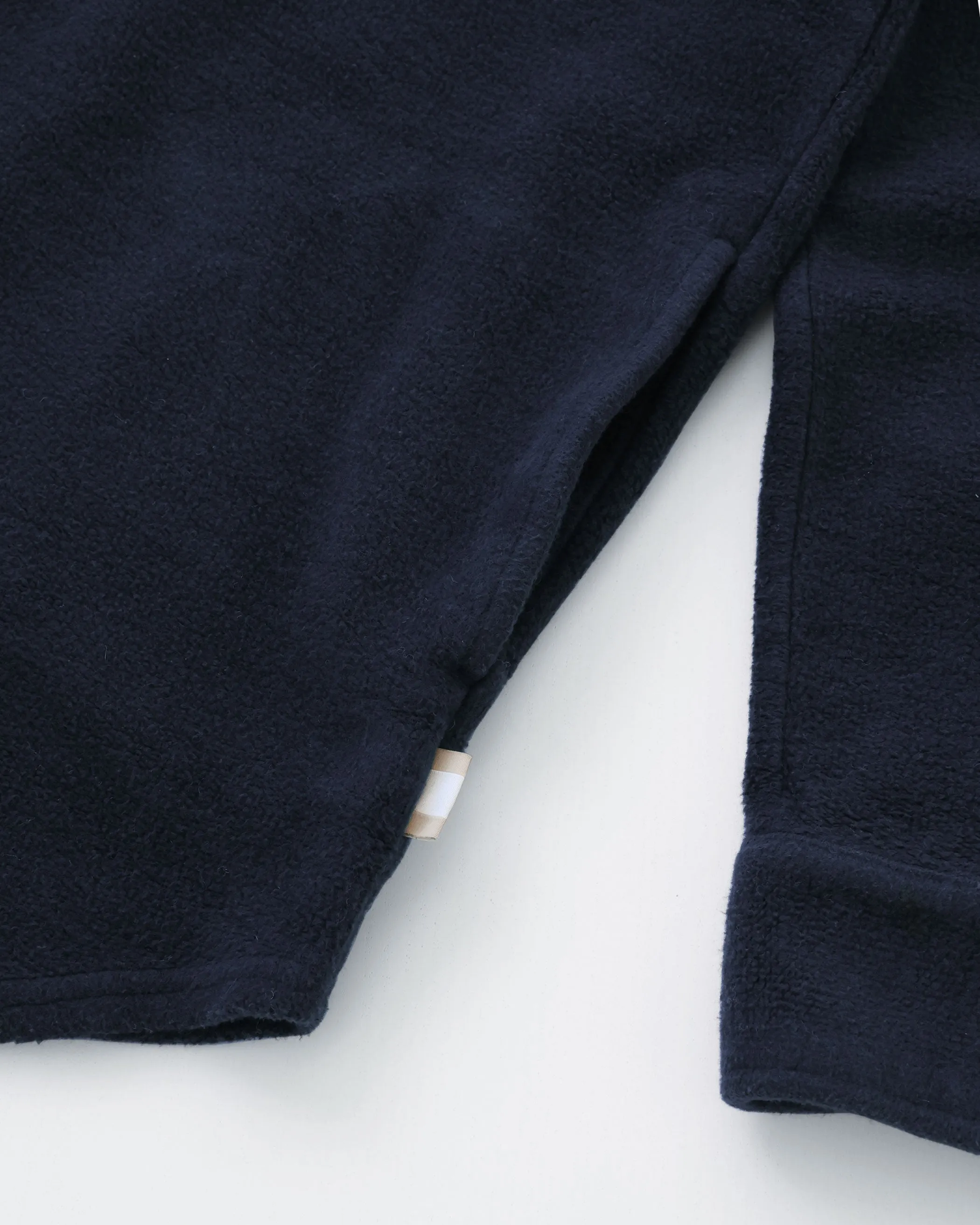 Reverse Fleece Overshirt Navy - Unisex