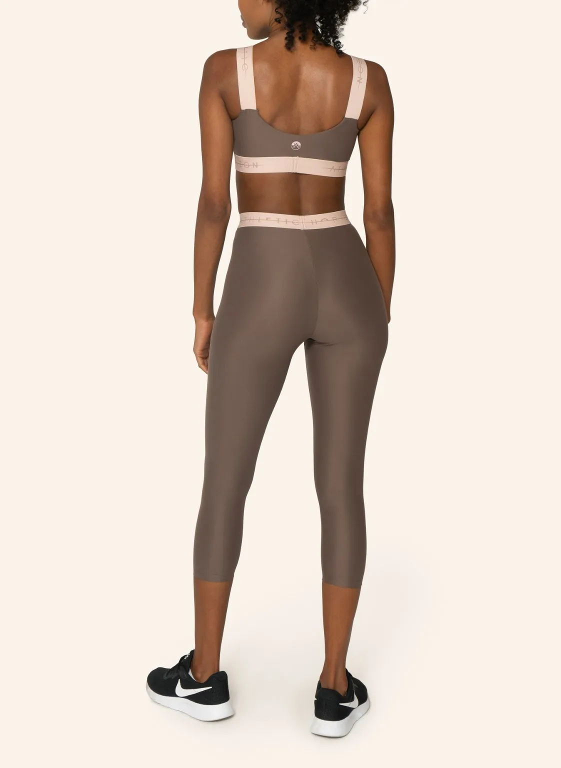 Saleina Cropped Leggings Soft Earth