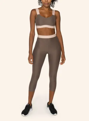 Saleina Cropped Leggings Soft Earth