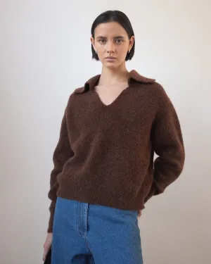 Sandy Sweater Alpaca Brown