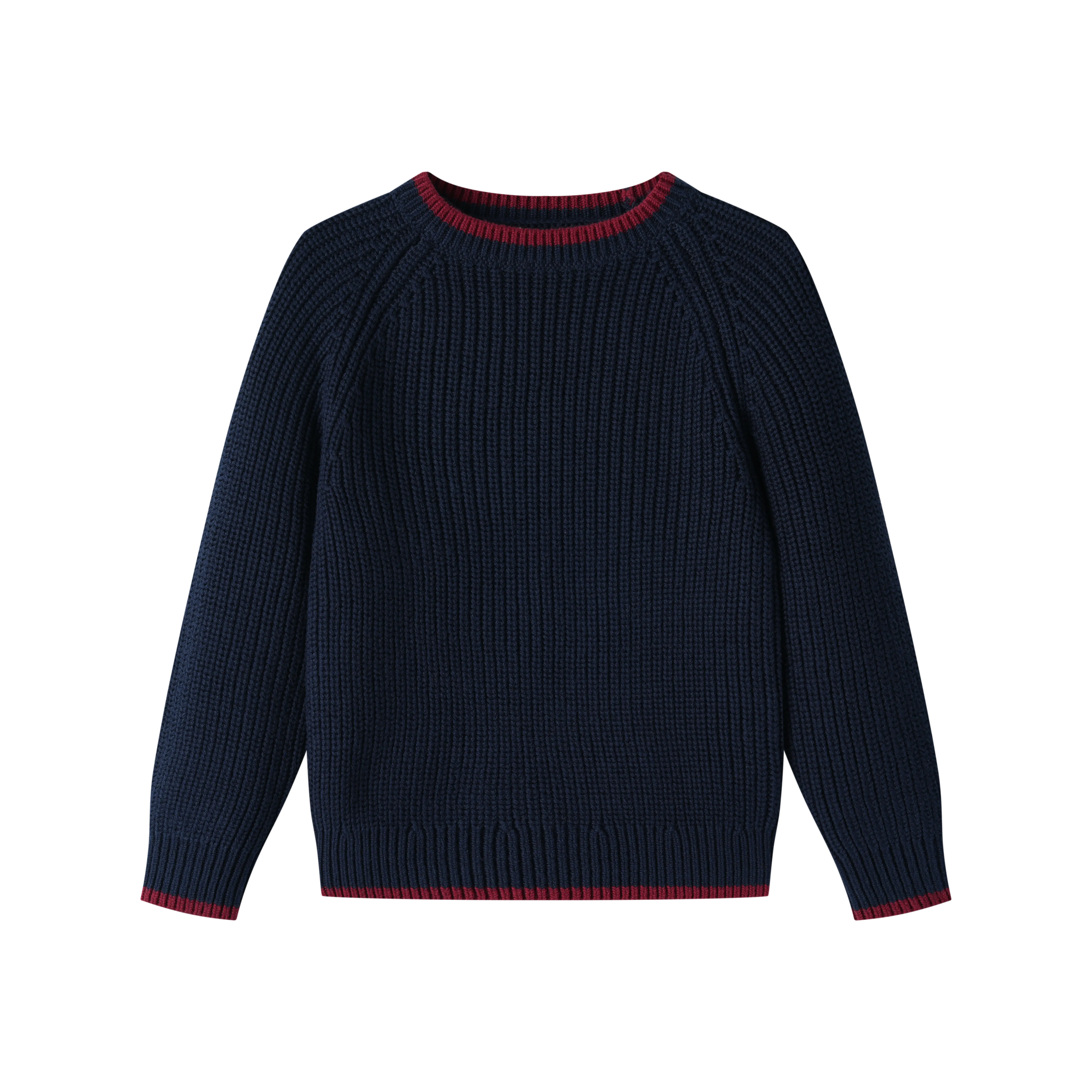 THINLY EDGED SWEATER-NAVY