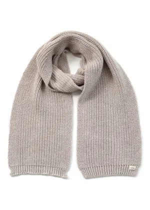 Uimi Ernest Fisherman's Rib Scarf Mushroom