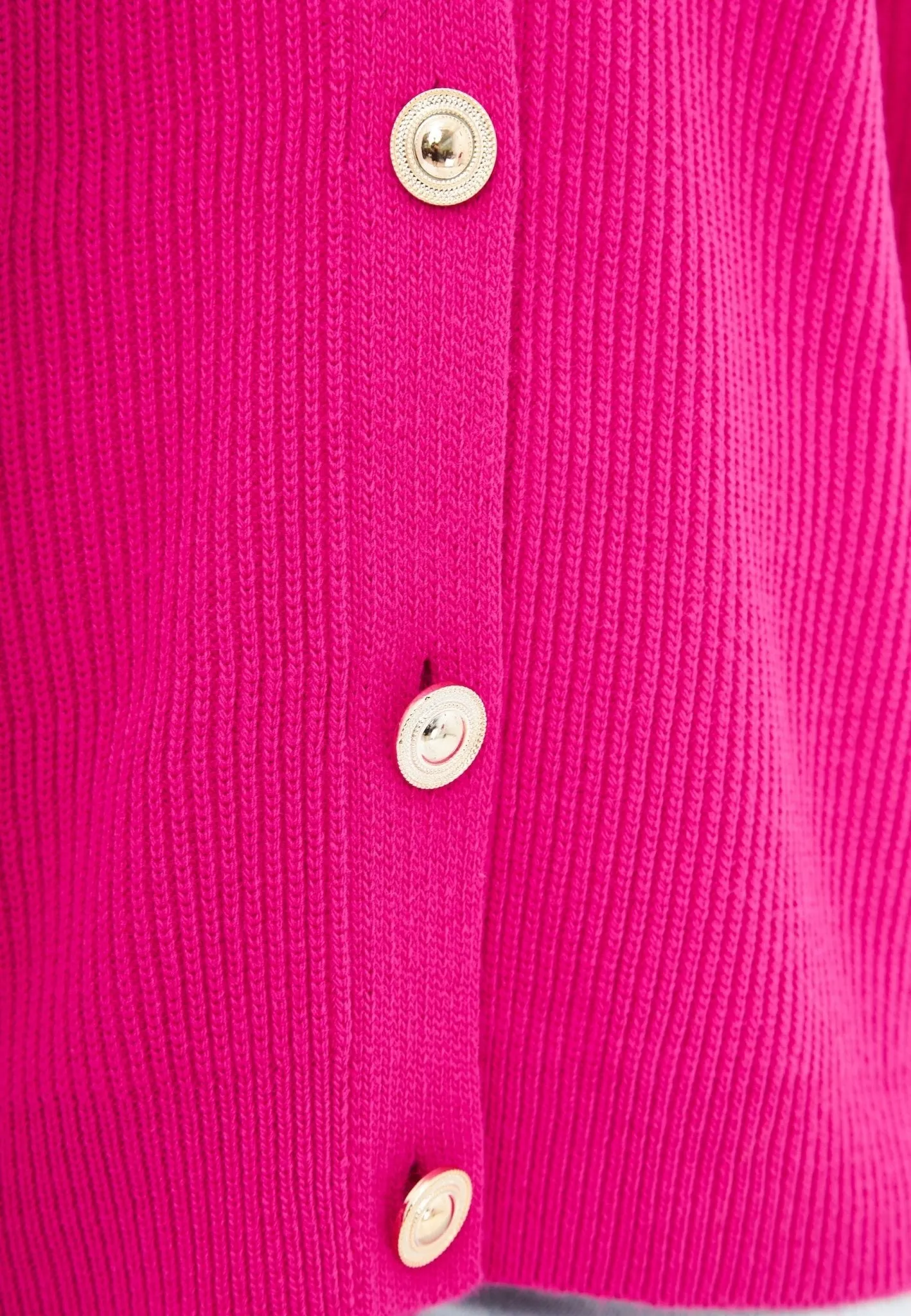 V-neck Cardigan -  Pink