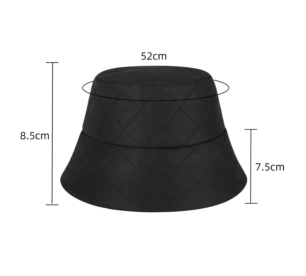 Warm Black Bucket Hat