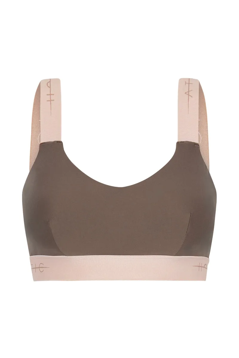 Zinal Sports Bralette Top Soft Earth